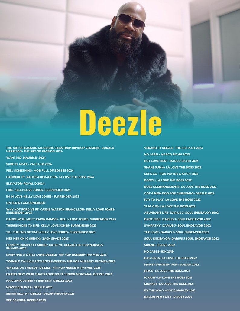 Singer Editable Fact File Template Editable Musician EPK Template: Singer, DJ, Artist, Influencer Media ...