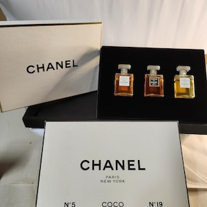 Chanel Mini Perfume Set | N5, Coco & N19 | Vintage 8ml (EDP) W/box
