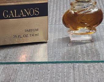 Galanos Mini Perfume 7.4ml Parfum Vintage Designer Fragrance With Box
