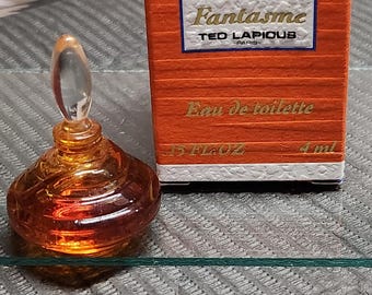 Vintage Fantasme Eau de Toilette Mini Perfume by Ted Lapidus Paris 4ml with Box
