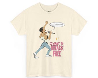 Freddy Mercury tecknad skjorta bomull
