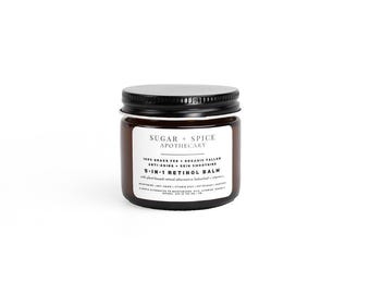Tallow PM Night Balm | Retinol-Alternative for Dry, Sensitive Skin with Bakuchoil and Vitamin C