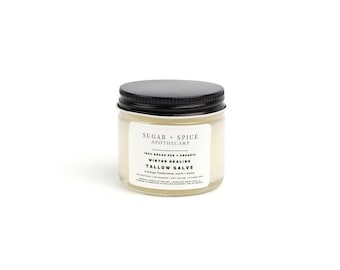 Tallow Winter Salve with Frankincense, Myrrh and Orange