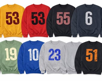 Custom Sports Number & 1/2 and 1/2 Sport-Last Name on back.