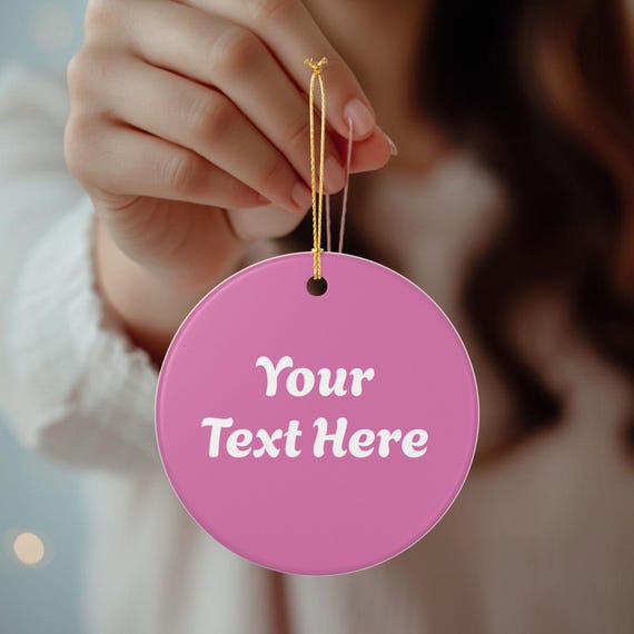 Personalized Valentine's Day Ceramic Ornament | Keepsake Gift