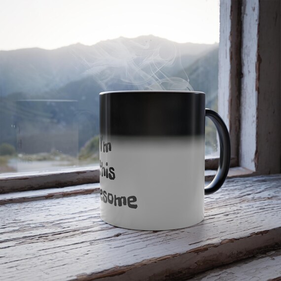 Custom Text Color Morphing Mug | 11oz mug | Personalized Mug | Custom Name Mug | Name Mug Personalized | Custom Coffee Mug |