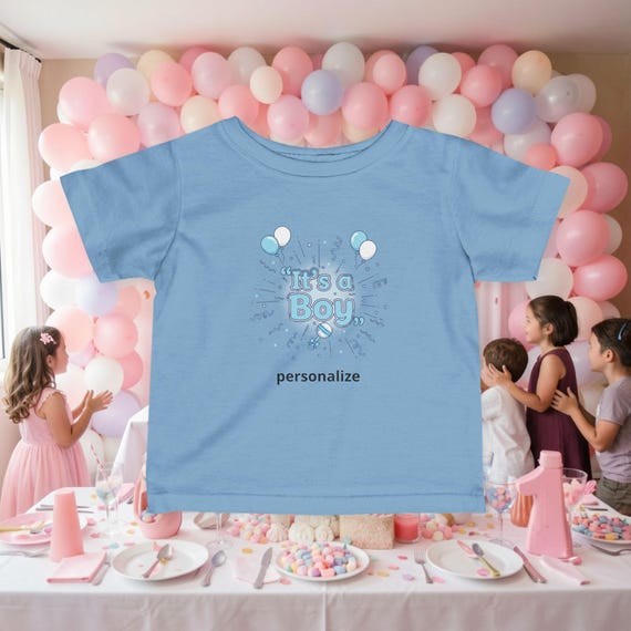 It's a Boy/Girl Baby Shirt | Gender Reveal Personalized Tee