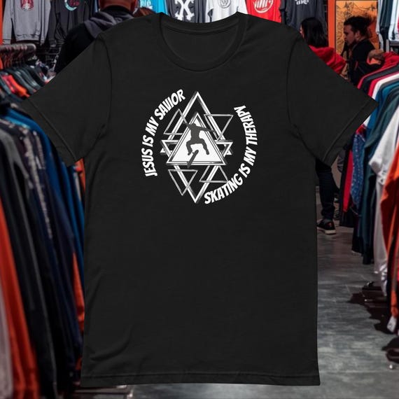 Skate Therapy T-Shirt | Jesus Savior Skater Graphic Tee