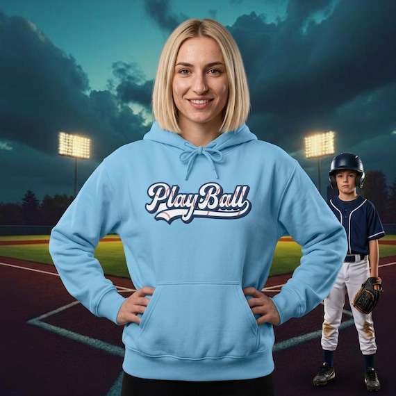 Play Ball Hoodie | Respect the Drip Baseball Hoodie | Baseball Mama | Mothers day | Baseball Dad | Fathers Day | Gift for him