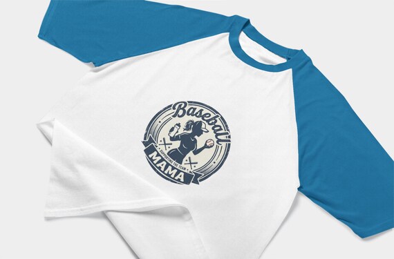 Baseball Mama Raglan Shirt | Vintage Softball Mom Tee | Mothers day Gift | Gift for Her | Baseball Gift