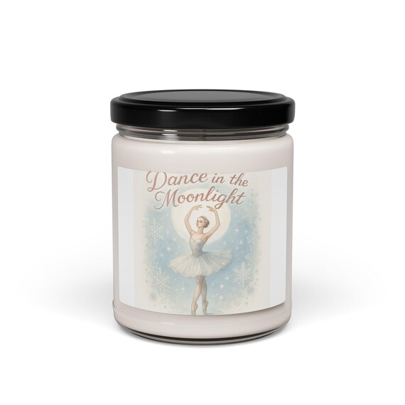 Dance in the Moonlight Ballerina Candle | Scented Soy 9oz