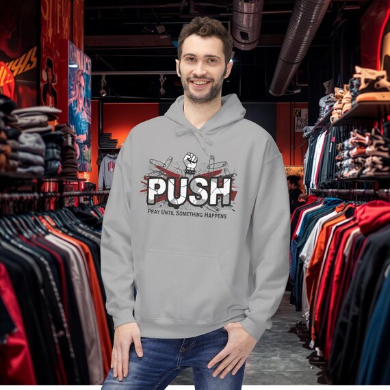 Pray Until Something Happens | Christian Hoodie | Comfort Hoodie | Faith Clothing |