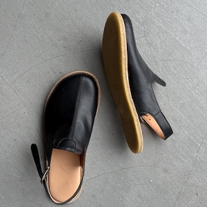 Barefoot mens clogs, flexible sole wide toe box shoes