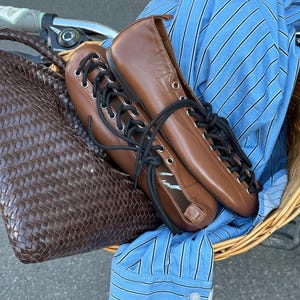Handmade Leather Lace-Up Shoes for Women | Soft Leather Flats with Flexible Sole