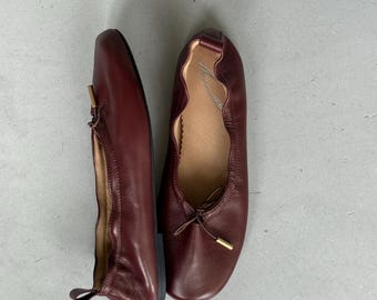 Soft Leather Ballet Flats with a bow,  Ballerina Shoes, Comfortable Women’s Flats, Everyday Elegant Shoes