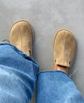 Suede/leather barefoot clogs/ wide toe box women shoes product logo