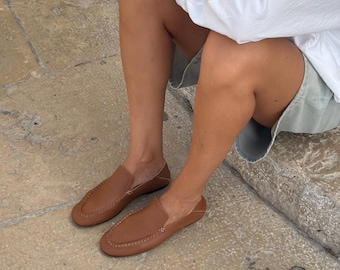 Second skin women’s loafers, extra soft leather women shoes