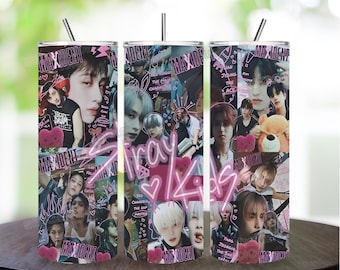 Stray Kids PNG-beker • SKZ 20 oz-30 oz skinny bekeromslag