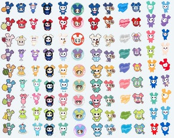 Twice Lovelys +120 PNG-bundel Clipart: K-Pop fanart-bestanden (digitale download)
