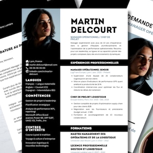 Canva CV Template + Cover Letter + Cover Page | Elegant and Minimalist Application Pack | 100% Customizable Template