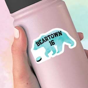 Beartown Sticker, Beartown Bears, Fredrik Backman, Ovich, Beartown Hockey Club