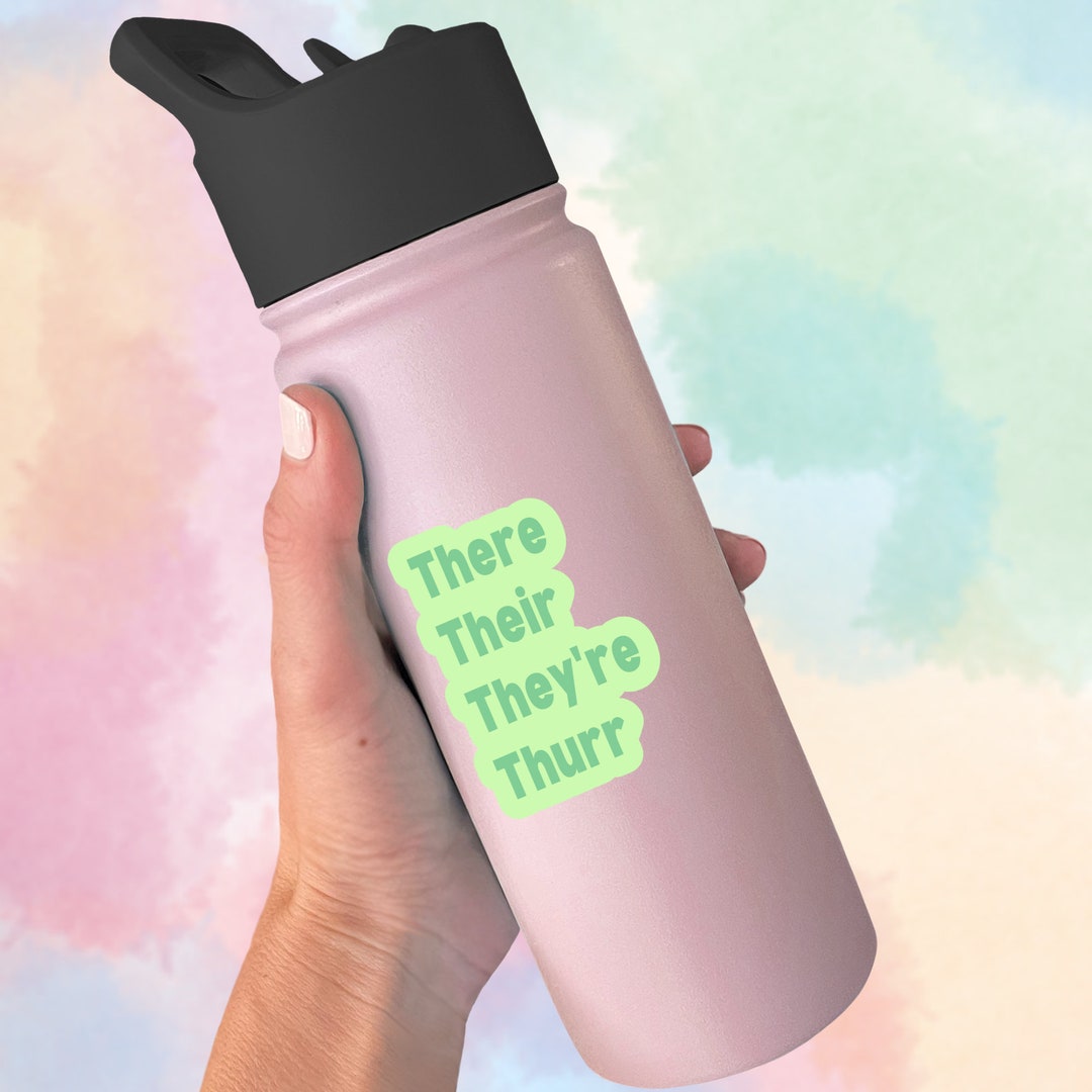 There Sticker There Their They're Thurr Sticker: Funny Millennial Vinyl Decal - Etsy
