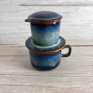 Handmade Vietnamese Phin coffee filter set - similar to Phin coffee filters made of aluminum