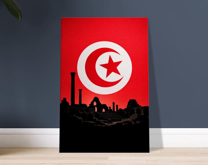 Tunisia Canvas Print – Carthage Ruins, North Africa Gallery Wall Art