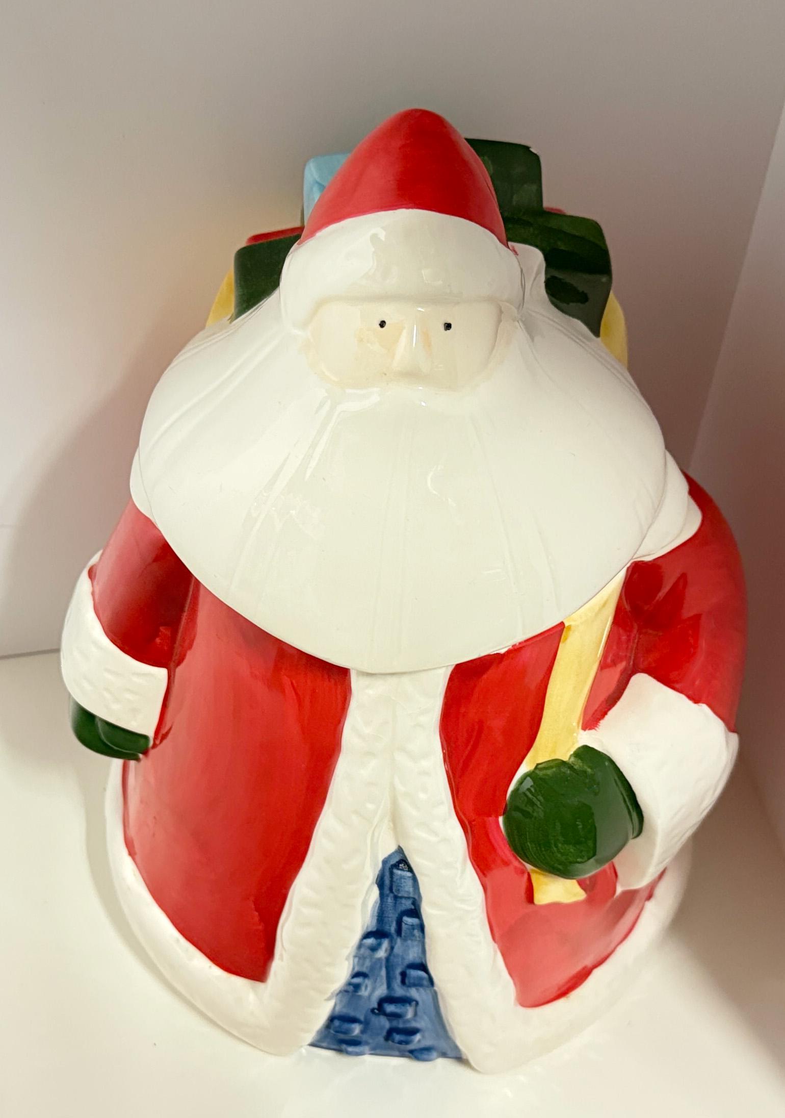 Old Santa Cookie Jar - Etsy