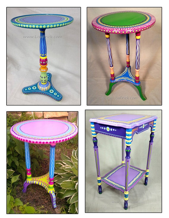 Hand Painted Furniture Custom Hand Painted Furniture Etsy