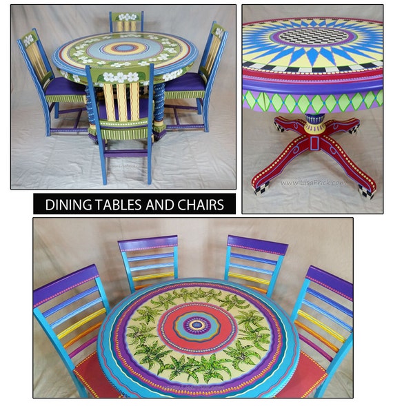 Hand Painted Furniture Custom Hand Painted Furniture Etsy