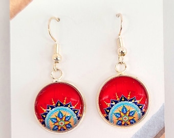 Mandala Earrings | Original Design | Shipping Included! | Lisa Frick Original