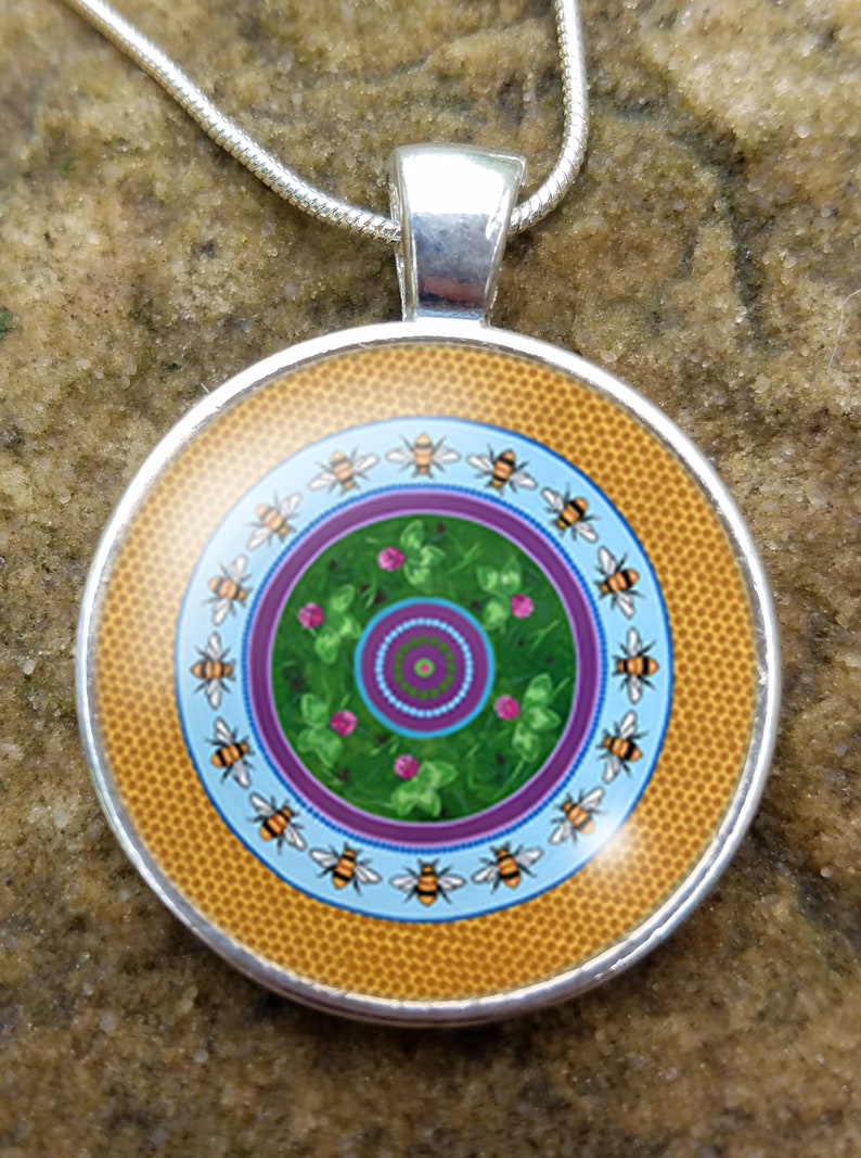 Design #8 Original Design Mandala Necklace Shipping Included!