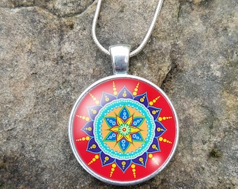 SALE!  Price reduced | Mandala Necklace | Original Design | Shipping Included! | Design #15