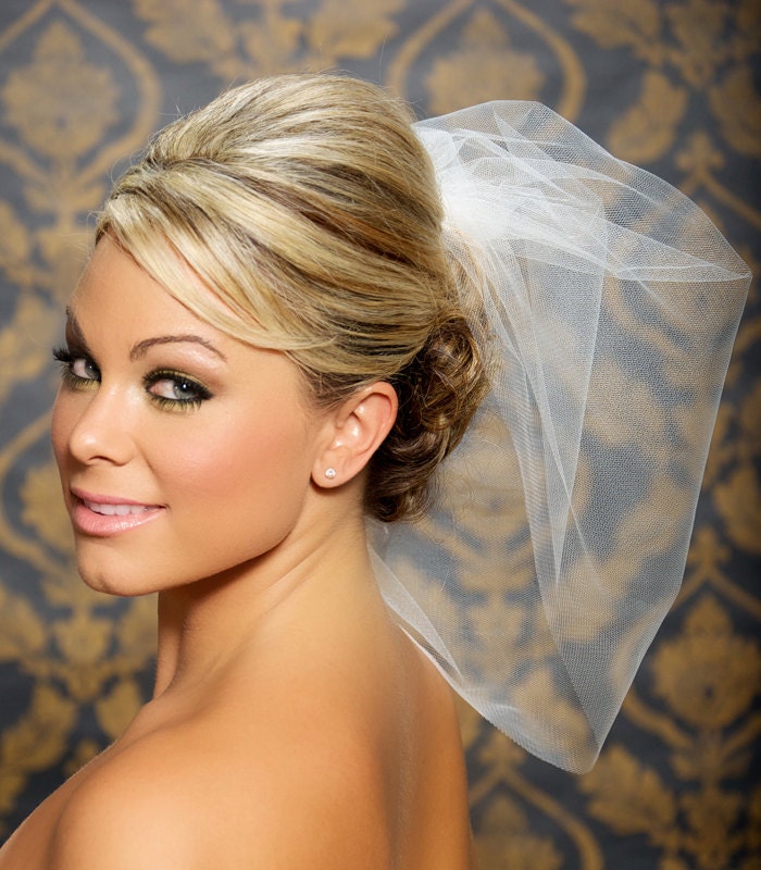 Birdcage Blusher veil Birdcage Veil Bridal Veil Wedding Etsy