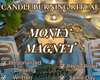 Attract money Candle Burning Ritual | Manifest Wealth | Prosperity Attraction | Money Magnet | Same Day