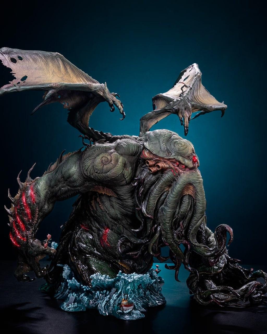 A bronze Cthulhu figurine that I made : r/Cthulhu
