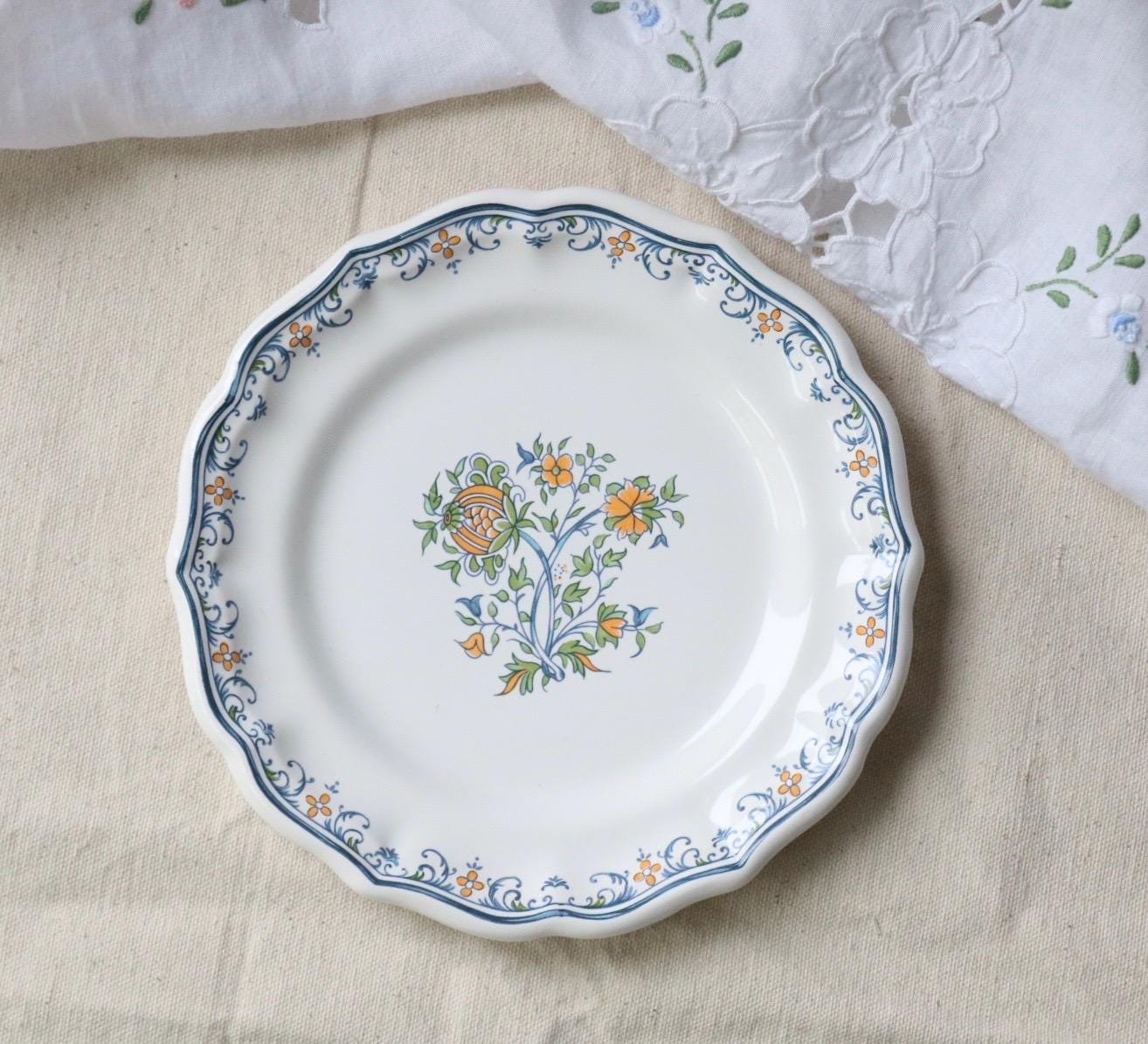 Moustiers plate - Etsy 日本
