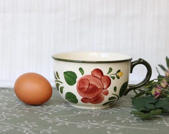 Villeroy & Boch Bauernblume (Farmer Flower) Breakfast / Cappuccino Cup 400 ml · Hand-Painted Farmhouse Porcelain 1980s · Excellent Condition