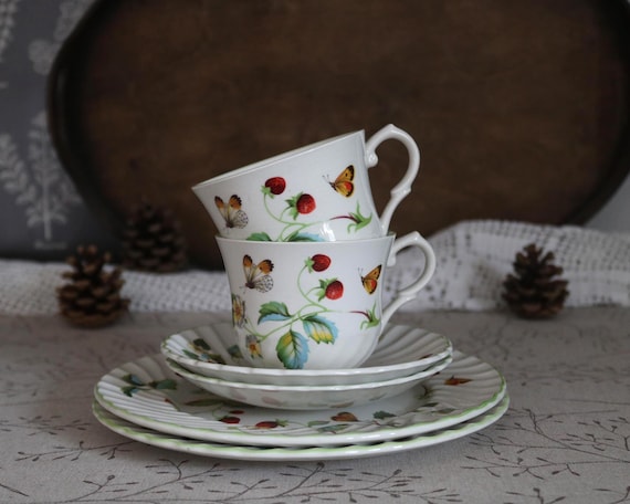 m*a様 ジョリーフルール　マイリトルテイラー　teacup クラシカルフラワー Set of 2 James Kent Old Foley 