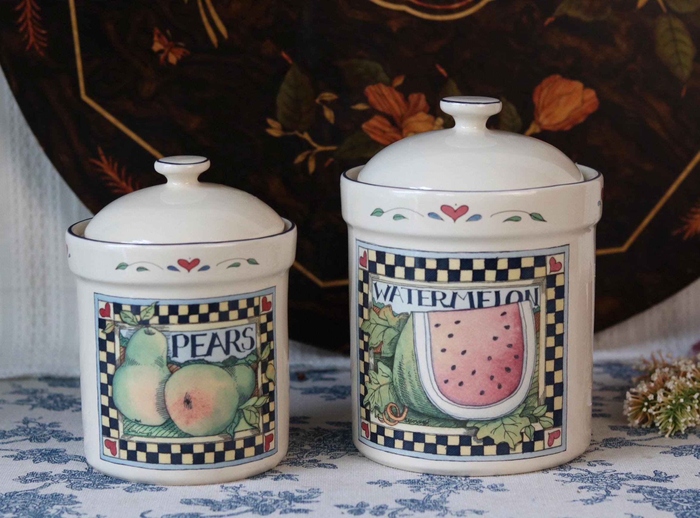 Susan Winget Canister - Etsy