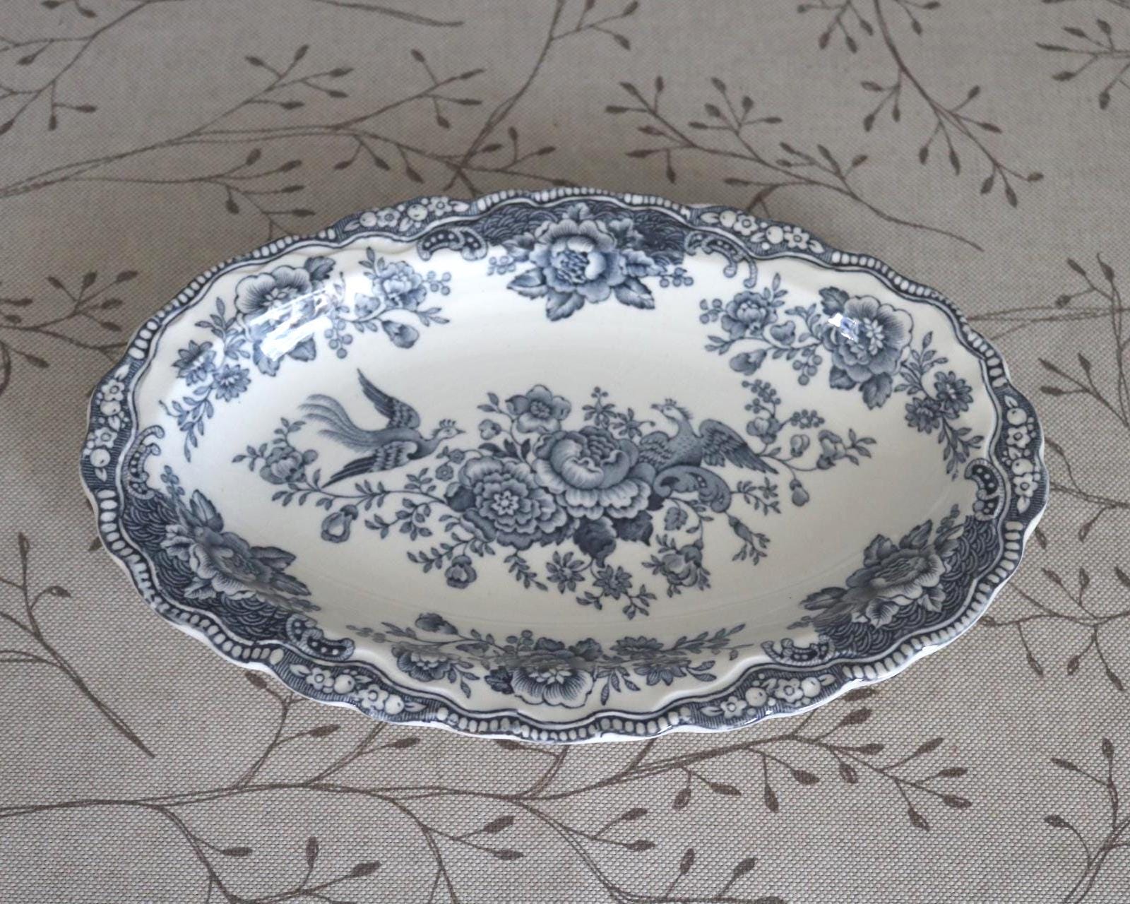 クラウンデュカル　ブリストル　ブルー　新品未使用　一級品　イギリス製 Crown ducal england - Etsy 日本