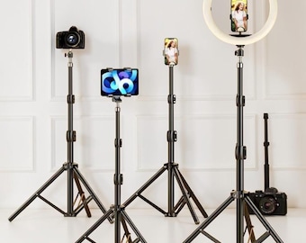 Multi-Functional Phone Tripod | Selfie Stand with Live Support & Video Recording