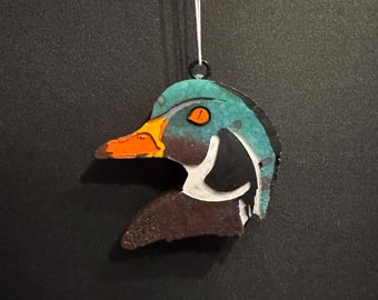 Stockenten Ente im Auto Freshie