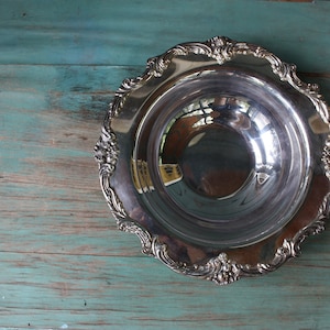 Vintage Reed and Barton Silver Plated Decorative Bowl, Reed & Barton King Francis Pattern, Vintage Silver Plate Bowl, Silverplate