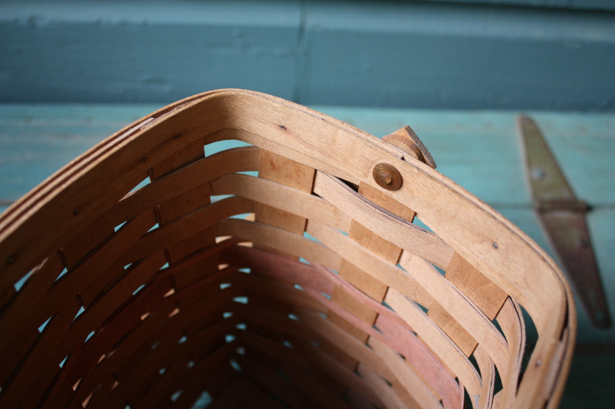 Longaberger Großer Korb Wandkorb Boho Dekor handgewebter | Etsy