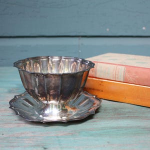 Vintage International Silver Countess Sauce Boat, Vintage Silver Sauce Boat, Vintage Silver Dish, Vintage Silver Bowl, Decorative Silver