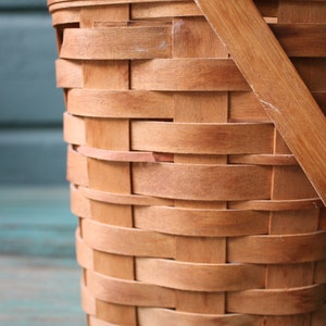 Longaberger Großer Korb Wandkorb Boho Dekor handgewebter | Etsy