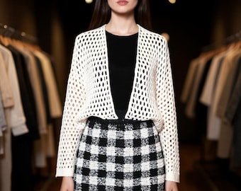 Handmade black and white skirt