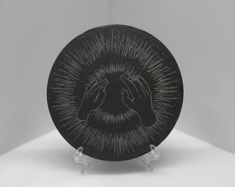 Godspeed, You Black Emperor - Inspirado en Lift Your Skinny Fists - Posavasos grabado con láser